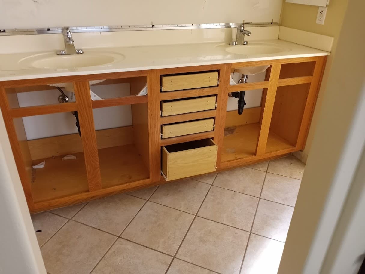 Before cabinet refacing in Buckeye near Verrado